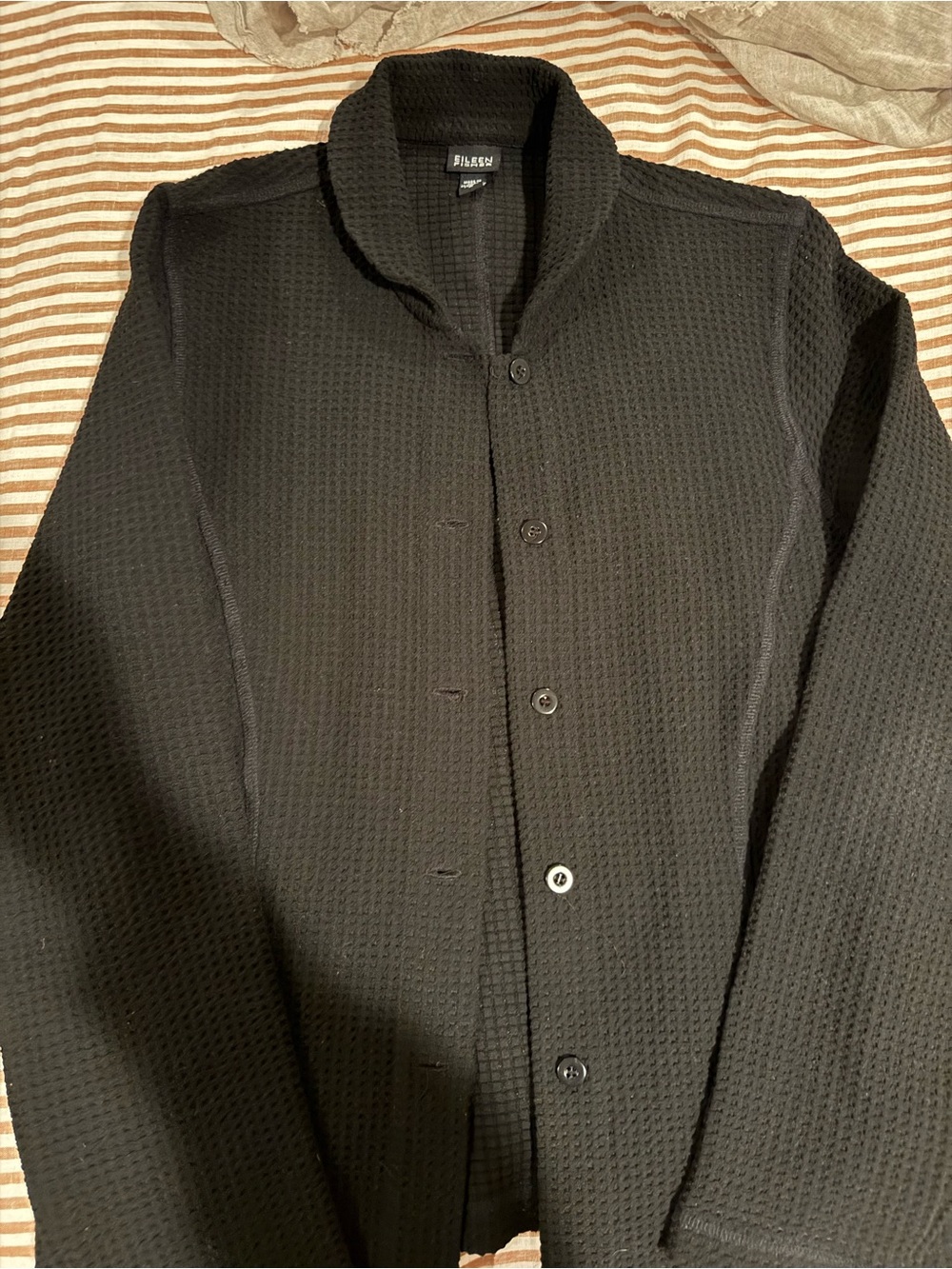 Eileen Fisher Waffle Knit Jacket / Cardigan